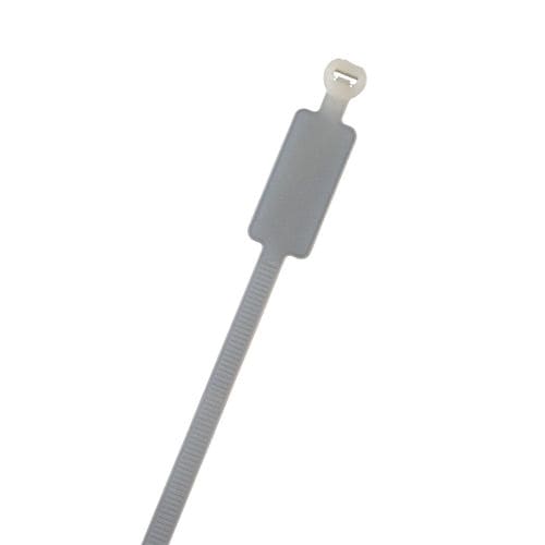 Нейлоновый кабельная стяжка - CTM2.5-100N - Vital Parts ltd - с держателем этикетки / самоблокирующийся
