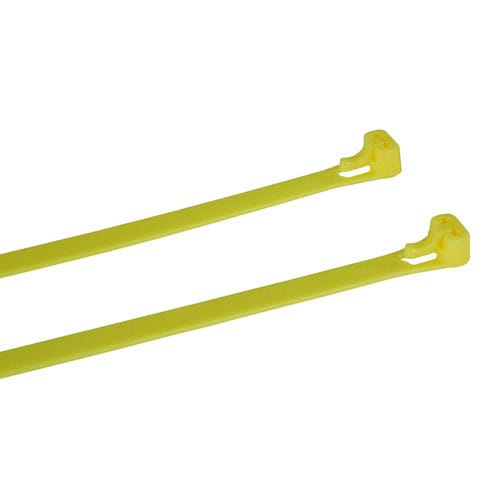 Кабельная стяжка из пластика - CTR7.6-250Y	 - Vital Parts ltd - нейлоновый / многоразовый / самоблокирующийся
