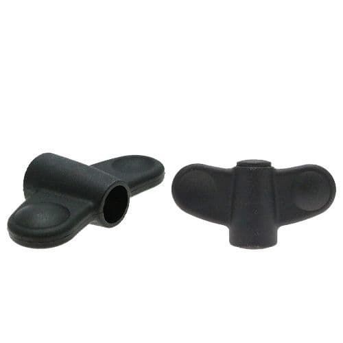 Барашковая гайка - WING0210	 - Vital Parts ltd - из латуни / из термопластика / резьбовая