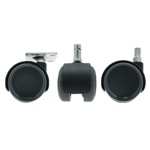 Поворотный ролик - CST06 series - Vital Parts ltd - с резьбовым стержнем / из стали / из каучука