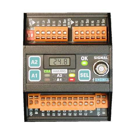 Устройство наблюдения вибрации - DN2601 - SENSONICS LTD - для подшипника / на DIN-рейке / 2 канала