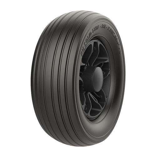Колесо с бандажом - RN-2.8/2.5-4 series - Natural Technology Co., LTD. - нейлоновое / полное / плоское
