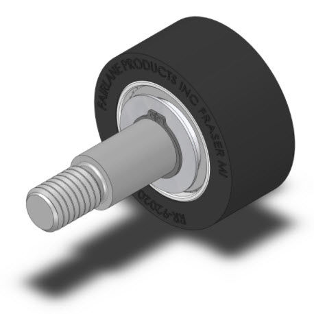 Валок для направляющих элементов - BR-92020 series - Fairlane Products - из стали / неопреновый / на шариковом подшипнике