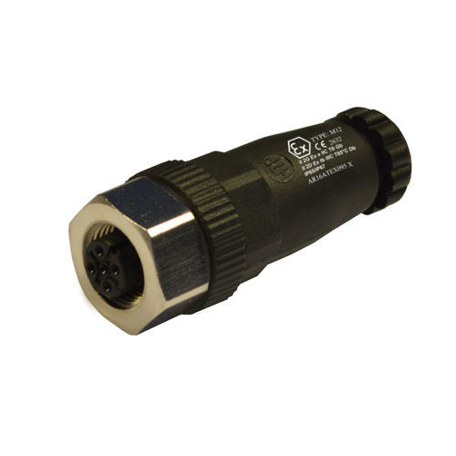 Соединитель M12 - 12FC4000-ATEX - H.T.P. - РЧ / DIN / прямой