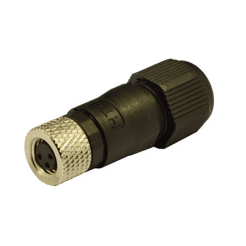 Соединитель M8 - 08FC3000-S-SK - H.T.P. - для источника электропитания / прямой / круговой