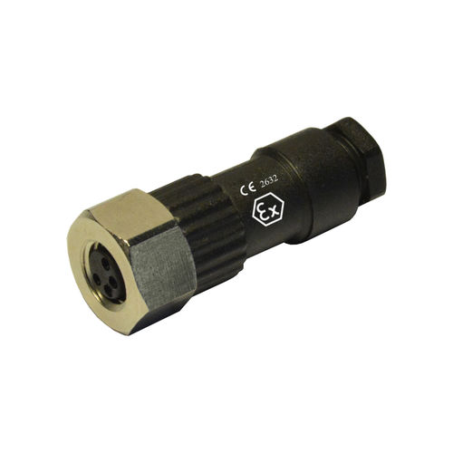 Соединитель M8 - 08FC4000-ATEX - H.T.P. - для источника электропитания / прямой / круговой