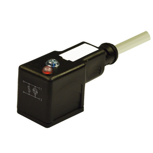 Соединитель для электроклапана - CM2N02VL1A0310 - H.T.P. - для источника электропитания / AC/DC / 2 полюса