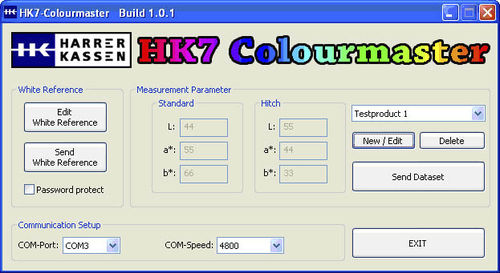 Программное обеспечение калибровки - Colourmaster - Harrer & Kassen - для измерения цвета / Windows