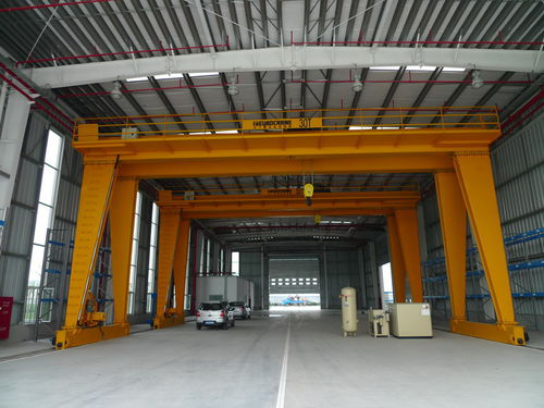 Козловой кран на рейке - T0022 - Eurocrane(China)Co.,Ltd - для контейнера
