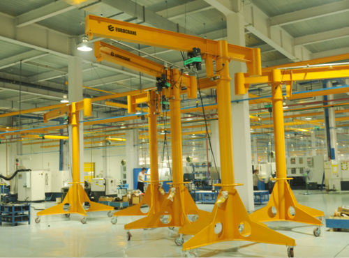 Поворотный кран на стойке - 00150 - Eurocrane(China)Co.,Ltd - для строительной техники / портовый / мобильный