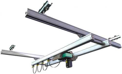 Двухбалочный мостовой кран - T0007 - Eurocrane(China)Co.,Ltd - подвесной / легкий / стальной профиль