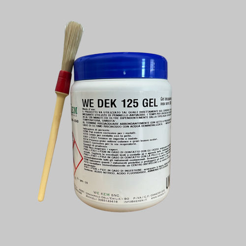 Гель декапирование - WE DEK 125 GEL - WE KEM snc - для нержавеющей стали