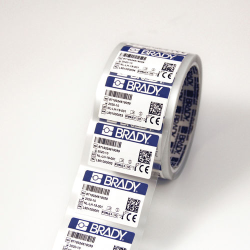 Этикетка для идентификации - THT-UHF-7425 series  - Brady EMEA - с теплопередачей / штрих-код / RFID
