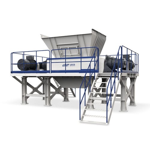 Измельчитель с 2 валами - GDL series - GEP ECOTECH CO., LTD. - для твердых и сыпучих отходов / прочный / с высоким моментом