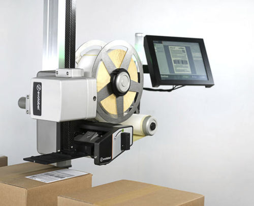 Этикетировочная машина для наклеивания на верхнюю часть - E-commerce - Industrial Labelling Systems - для логистики / линейная