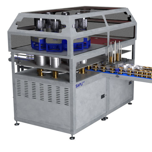 Закаточная машина для консервных банок с системой впрыска газа - VGS MASTER XL 96UPM - Sapli - с вакуумной технологией