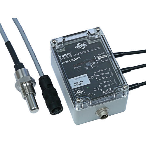 Калориметрический датчик расхода - 4220 S102 + 4020.46  - weber Sensors GmbH - объемный / для жидкостей / для контроля процесса