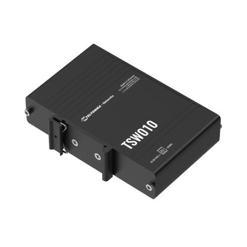 Неуправляемый коммутатор Ethernet - TSW010 - TELTONIKA SAS - 5 портов / на DIN-рейке / поверхностный монтаж
