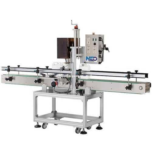 Линейная укупорочная завинчивающая машина - CS3000 - NEOSTARPACK Co., Ltd. - пневматическая / автоматическая / для стеклянных бутылок