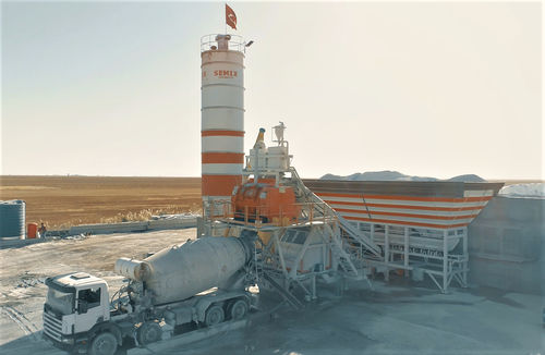Мобильная бетоносмесительная установка - 120-135 Y - Semix Concrete Batching Plants