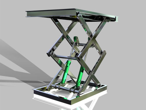 Стационарный ножничный подъемник - a5002 - Jinan Juxin Machinery Co., Ltd. - гидравлический / для внутреннего и внешнего пользования / для использования в промышленности