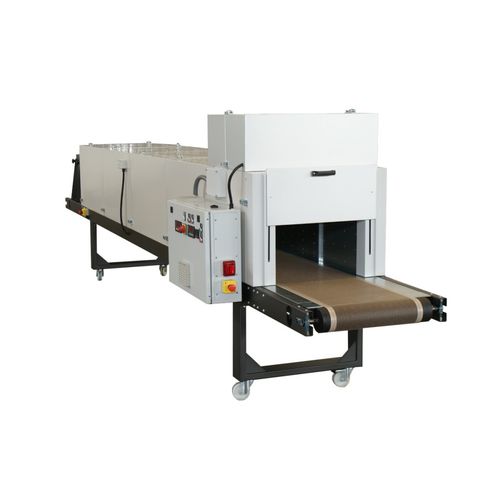Осушитель горячим воздухом - DRYER FLACONI 4500 - Chiossi e Cavazzuti srl - с ленточным конвейером / вертикальный / с регулятором температуры
