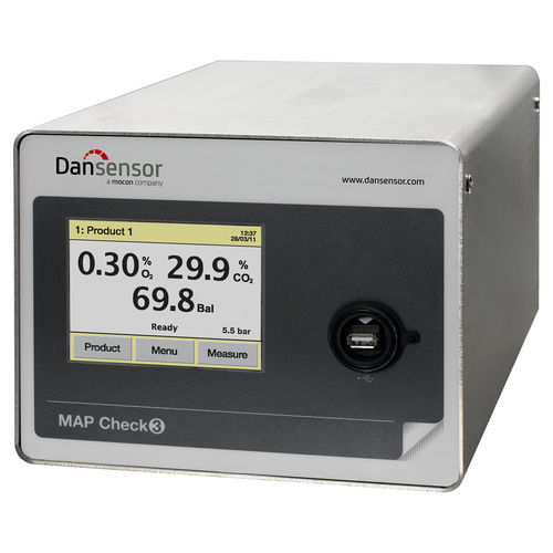 Анализатор для кислорода - Dansensor&reg; MAP Check 3 Pressure - AMETEK MOCON - двуокиси углерода / CO / CO2/02