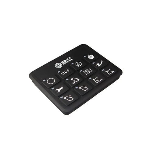 Цифровая клавиатура 12 клавиш - SPM-KEYP-A12 - Hunan SonnePower International Co., Ltd. - встраиваемая / из силикона / CAN-Bus