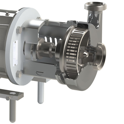 Турбинная мешалка - QIM Series - Q-Pumps - горизонтальная / в ряд / для твердых веществ