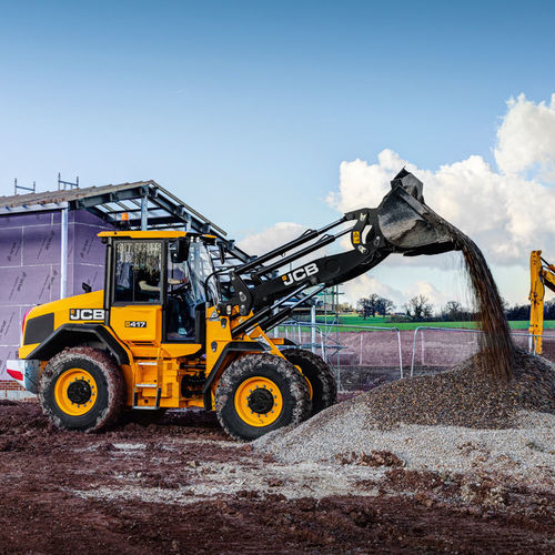 Погрузчик на колесах - 417 - JCB - шарнирный / для открытого пространства / для строительства