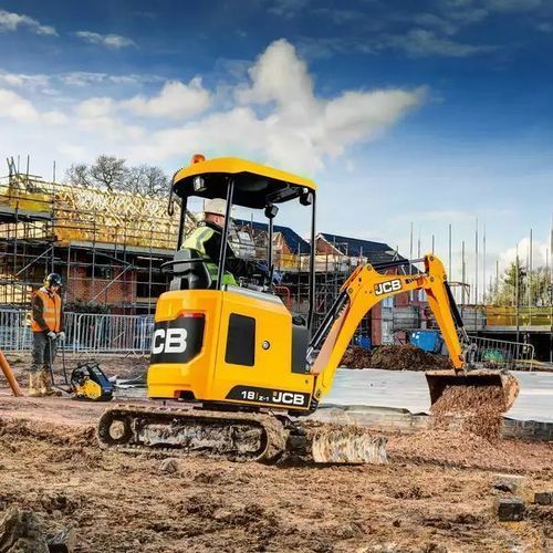 Экскаватор мини - 18Z-1 - JCB - гусеничный / дизельный / для строительной площадки