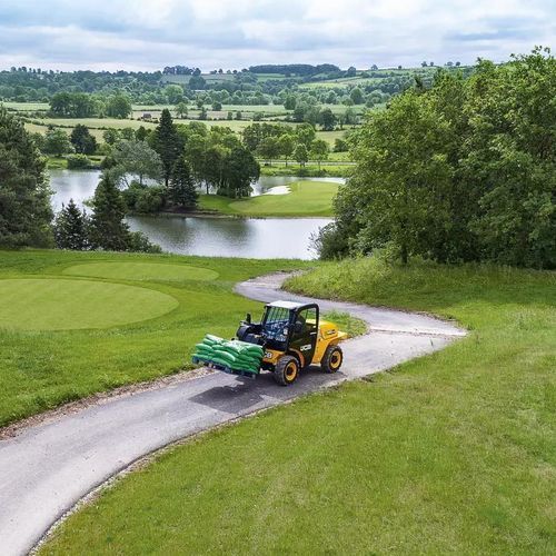 Телескопический вилочный погрузчик с малым поворотным радиусом - 520-40 Agri - JCB - эргономичный / компактный / удобный