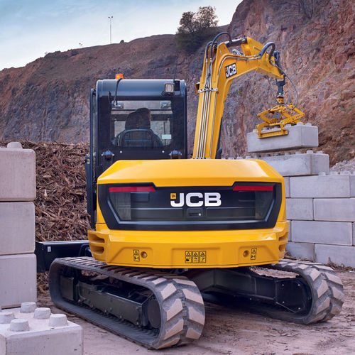 Малогабаритный экскаватор - 100C-2 - JCB - гусеничный / Tier 4 final / для строительной площадки