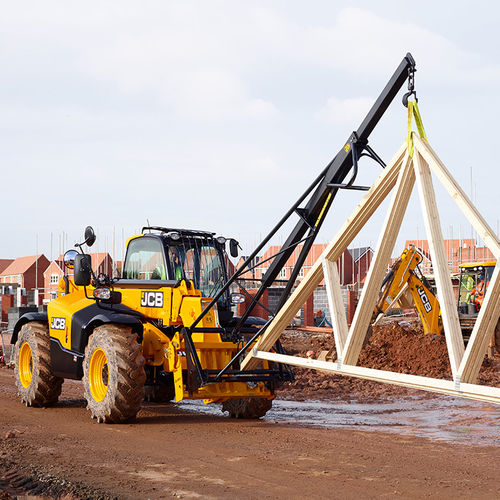 Телескопический вилочный погрузчик с дизельным двигателем - 535-95 - JCB - компактный / удобный / для строительной площадки