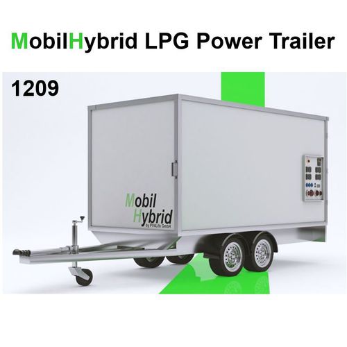 Генераторная установка на биогазе - 1209 - MobilHybrid by PV4Life GmbH - СНГ / гибридная / трехфазовая