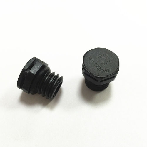 Нерезьбовая торцевая заглушка - NPT1/4 - Shenzhen Milvent Technology Co.,Ltd - цилиндрическая / из пластика / защитная