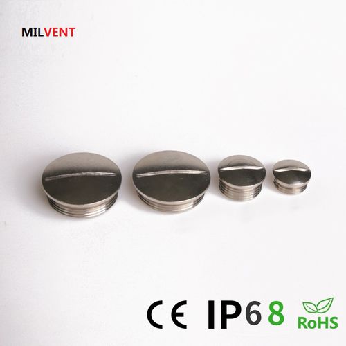 Круглая пробка - MIV-RSBSP - Shenzhen Milvent Technology Co.,Ltd - резьбовая / из никелевой латуни / для защиты