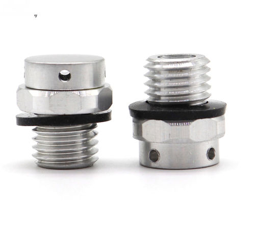Круглая пробка - M12*1.5 - Shenzhen Milvent Technology Co.,Ltd - из металла / вентиляционная / для высоких температур