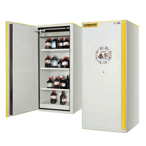 Шкаф для хранения - CSF240 series - Chemisafe - напольный / с полками / простая дверь