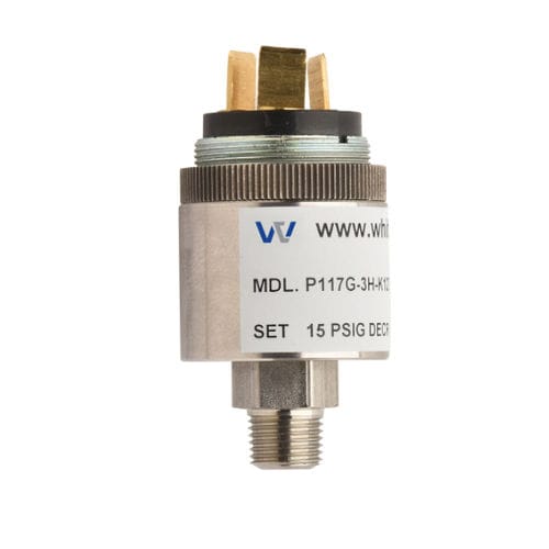 Прессостат с капсулой - P117G  - Whitman Controls Corporation - для жидкостей / из нержавеющей стали / OEM