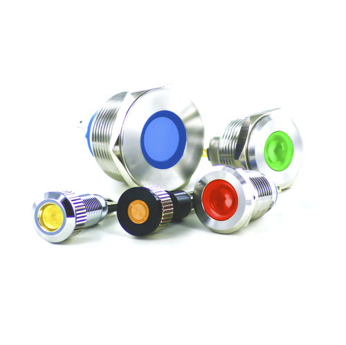 Световой индикатор LED - SOIN_J Series - TactHill by Kynoppe - резьбовой / герметичный / IK 10