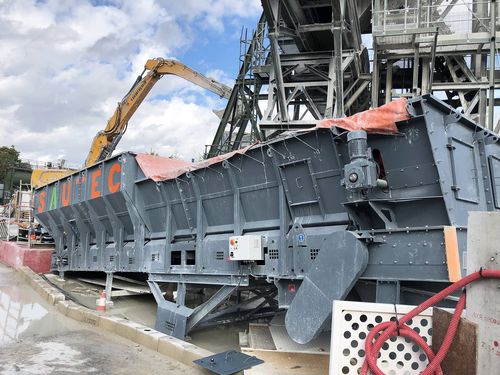 Бункер приемник - SAUTEC - для разгрузки / для грузовика / для сыпучих материалов