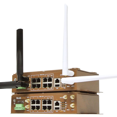 Маршрутизатор питание по Ethernet - WR329P-2xLTE - WoMaster - секционный / Ethernet / LTE