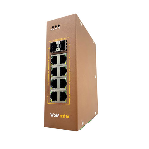 Прочный коммутатор Ethernet - DS410L series - WoMaster - управляемый / 10 портов / уровня 2