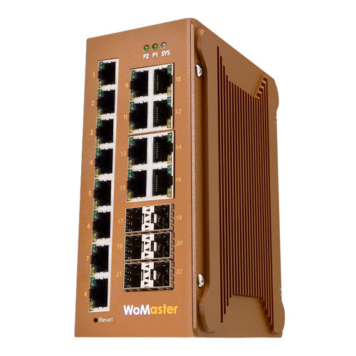 Управляемый коммутатор Ethernet - DS622 - WoMaster - 22 порта / уровня 2 / Gigabit Ethernet