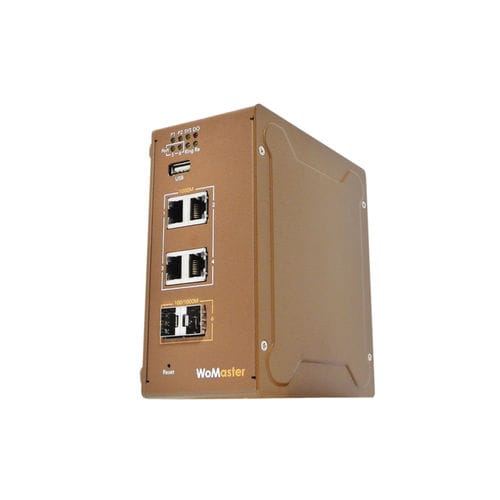 Управляемый коммутатор Ethernet - DS406 - WoMaster - 4 порта / Gigabit Ethernet / стандартный