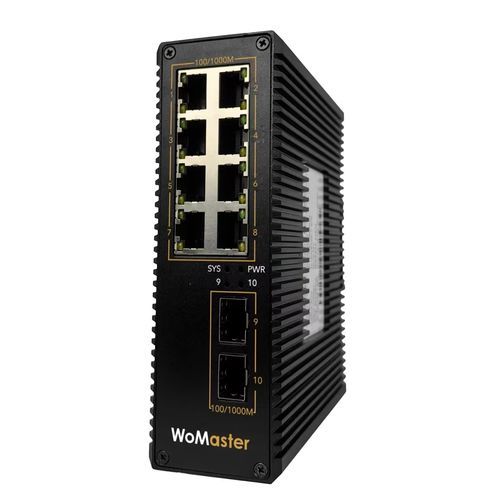 Управляемый коммутатор Ethernet - IDS410G - WoMaster - 10 портов / уровня 2 / Gigabit Ethernet