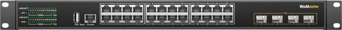 Управляемый коммутатор Ethernet -  IRS628XG-4XGF - WoMaster - 28 портов / Gigabit Ethernet / уровня 3
