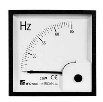 Аналоговый частотомер - 45 - 65 Hz | IFQE series - F.C. Misure