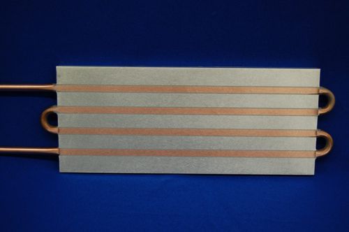 Охлаждающая пластина с жидкостным охлаждением - HB-4P Series - D6 Industries, Inc. - из алюминия / из меди